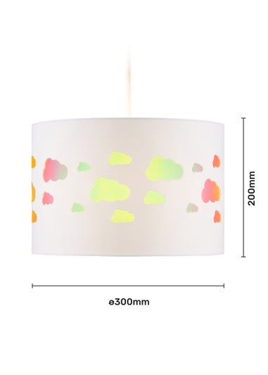 Glow Cloud Iridescent Easyfit Light Shade (20cm x 30cm)