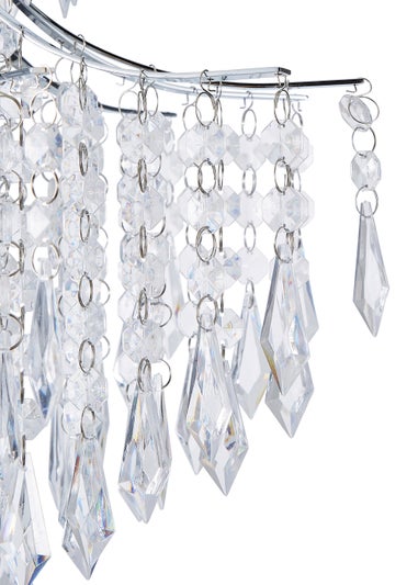 Glow Acrylic Droplet Easyfit Ceiling Light (30cm x 35cm)