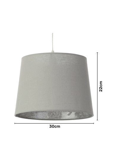 BHS Lang Linen Easyfit Shade Grey (22cm x 30cm)