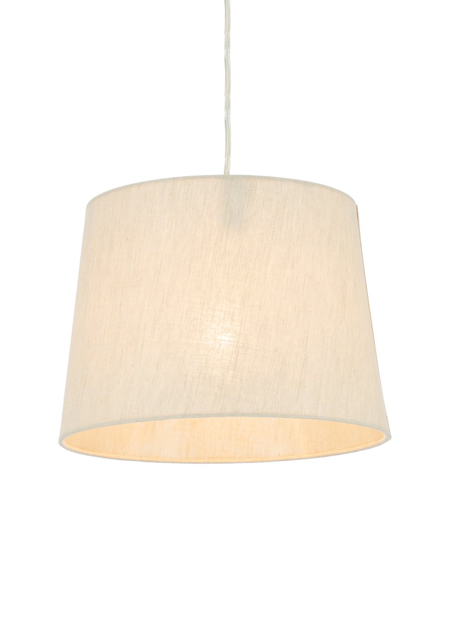 BHS Lang Linen Easyfit Shade Cream (22cm x 30cm)