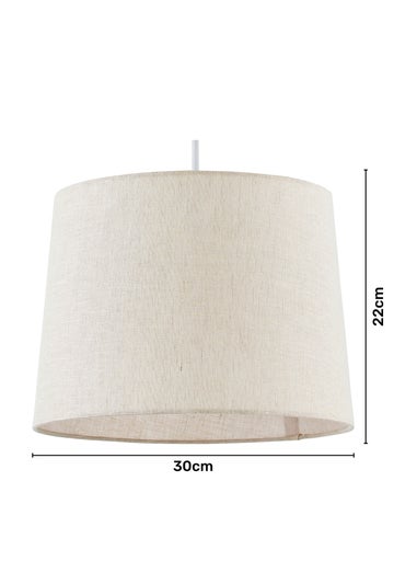 BHS Lang Linen Easyfit Shade Cream (22cm x 30cm)