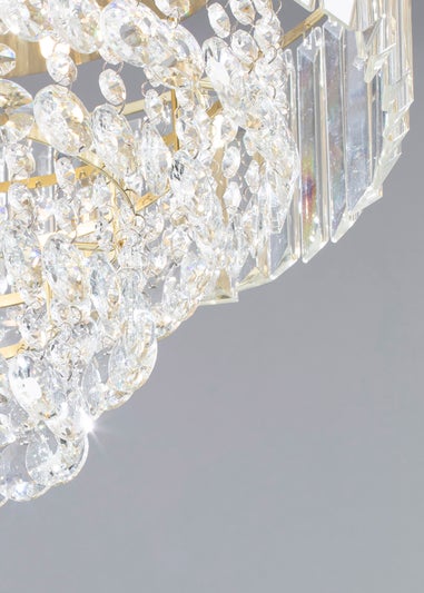 BHS Paladina 3 Light Flush Ceiling Light