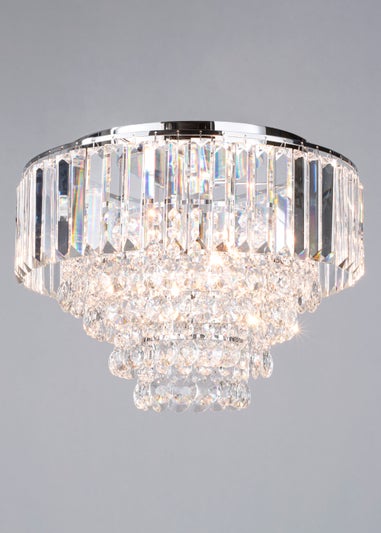 BHS Paladina 3 Light Flush Ceiling Light