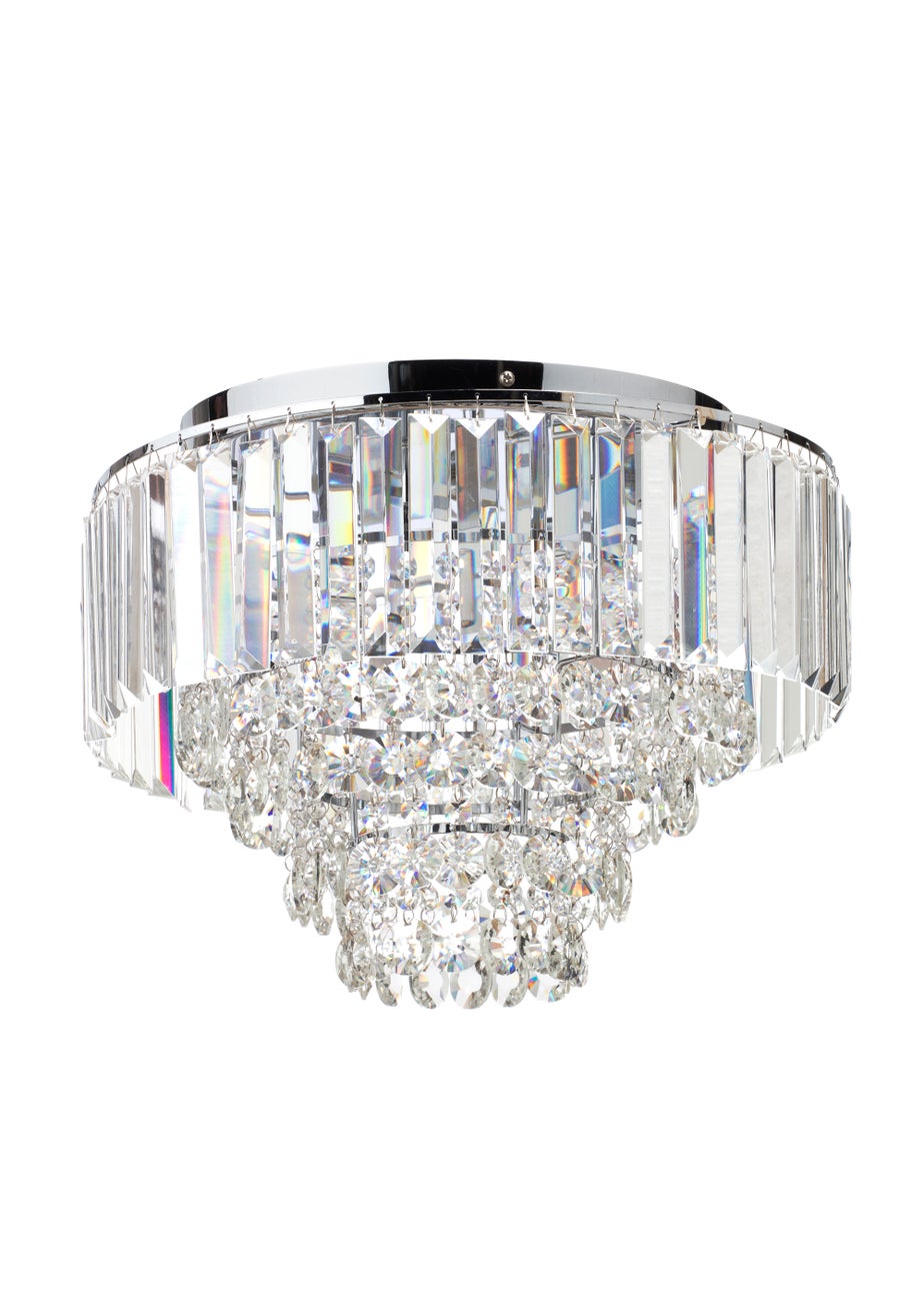 BHS Paladina 3 Light Flush Ceiling Light