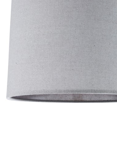 BHS Mira 25cm Linen Easyfit Shade Grey (19cm x 25cm)