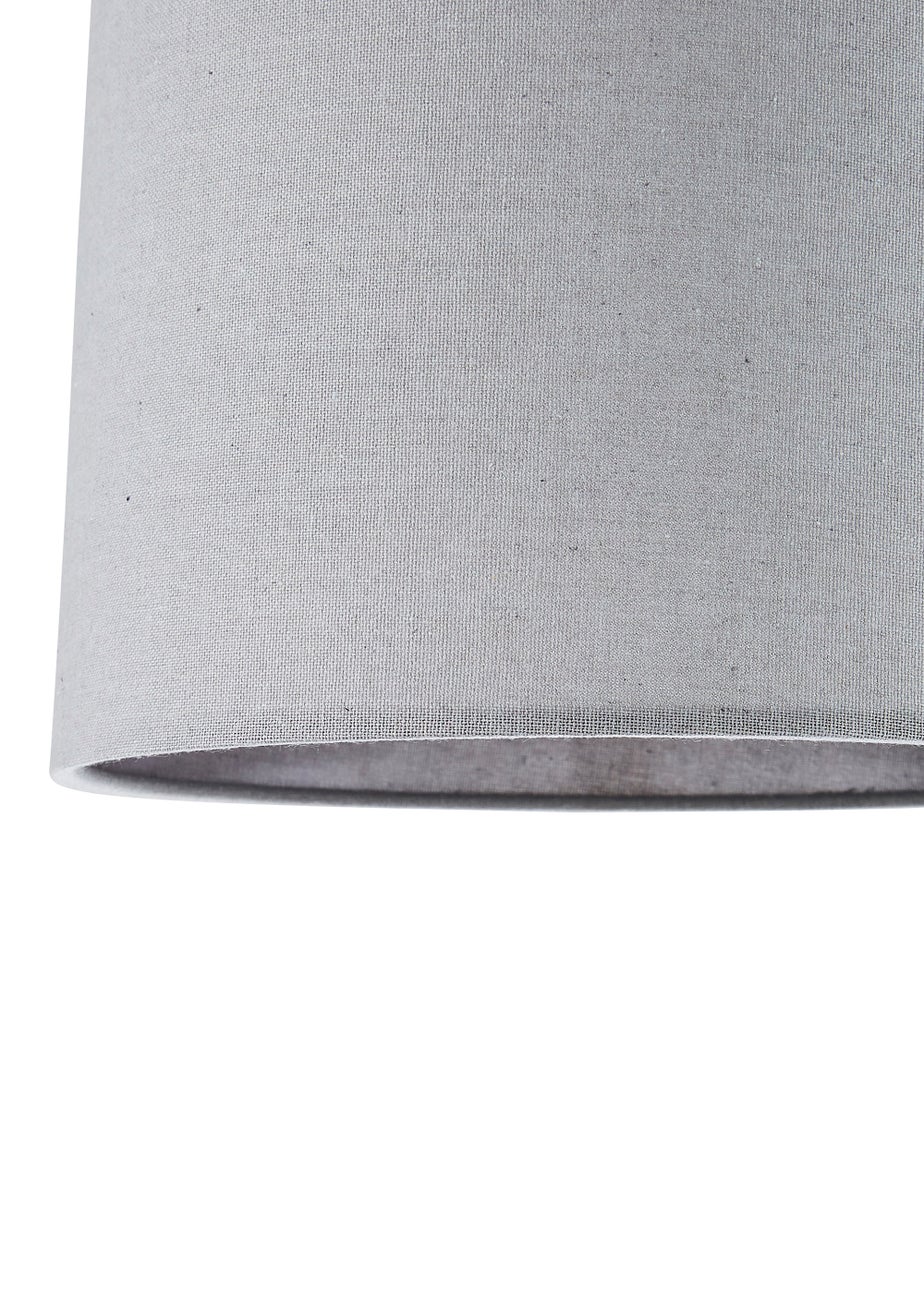 BHS Mira 25cm Linen Easyfit Shade Grey (19cm x 25cm)