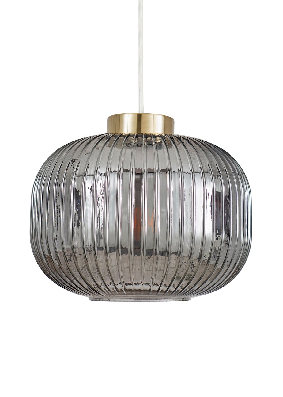 BHS Lyna Easyfit Ceiling Pendant Brass(24cm x 24cm)