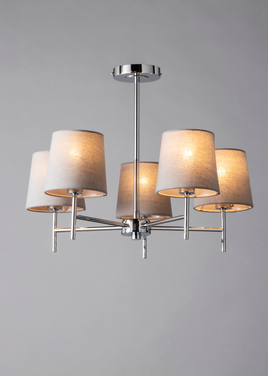 BHS Mira 5 Light Semi Flush Fitting Light
