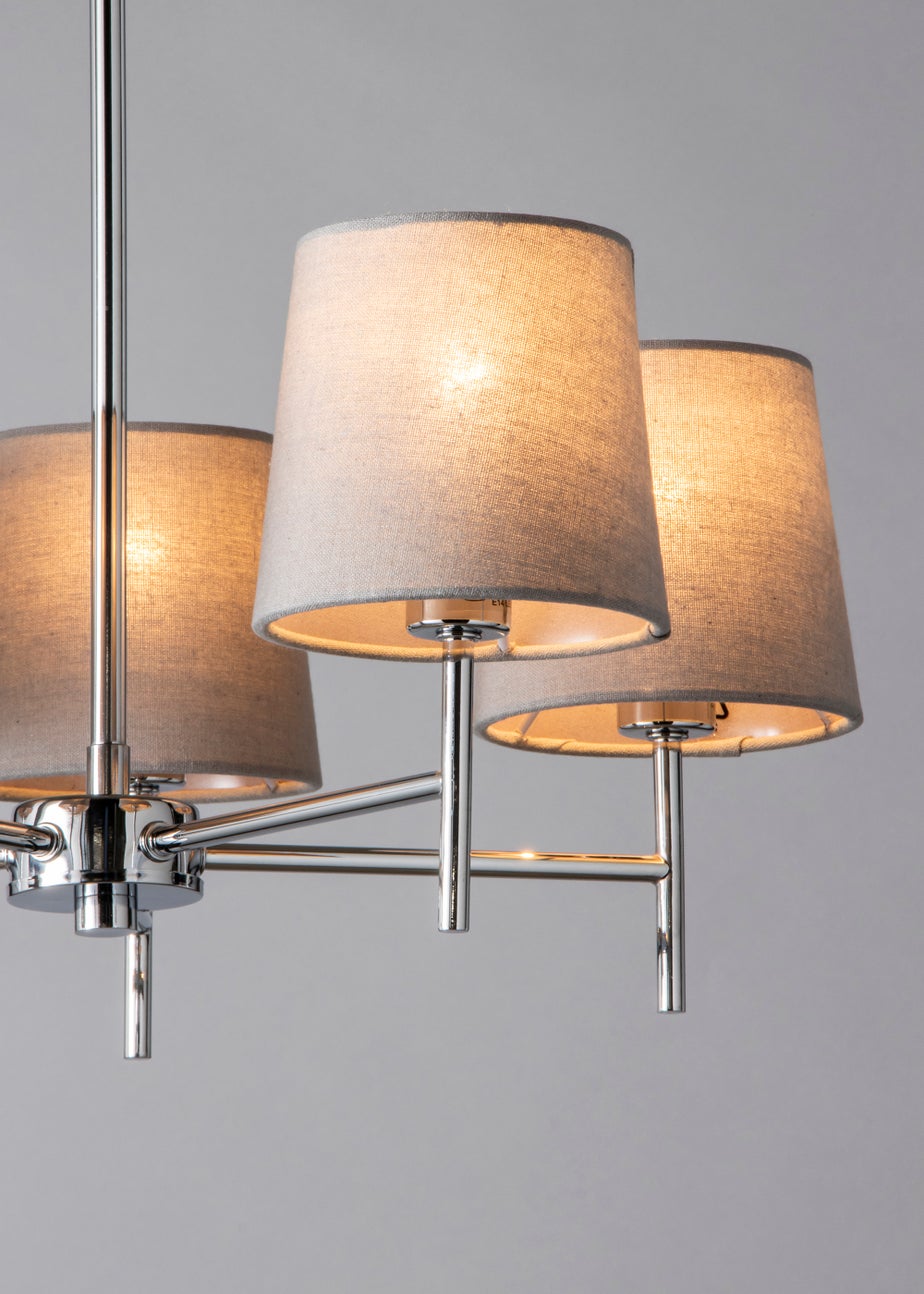 BHS Mira 5 Light Semi Flush Fitting Light