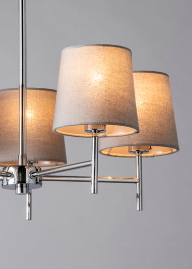 BHS Mira 5 Light Semi Flush Fitting Light