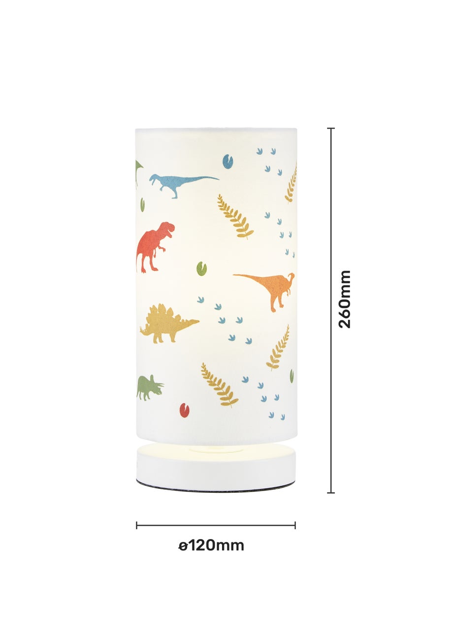 Glow Dinosaur Glow In The Dark Table Lamp (26cm x 12cm)