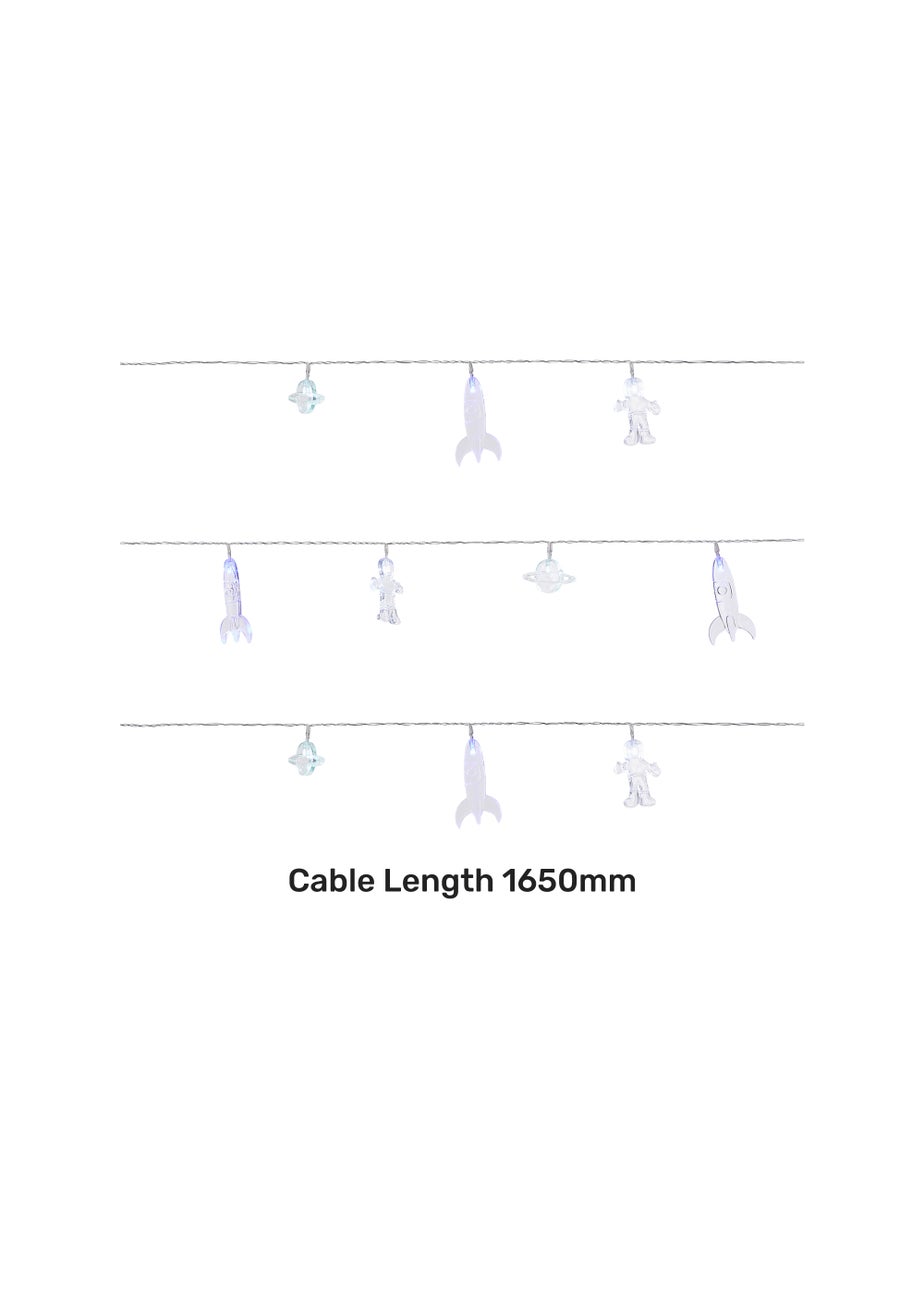 Glow LED Space String Lights (10cm x 165 cm x 10cm)