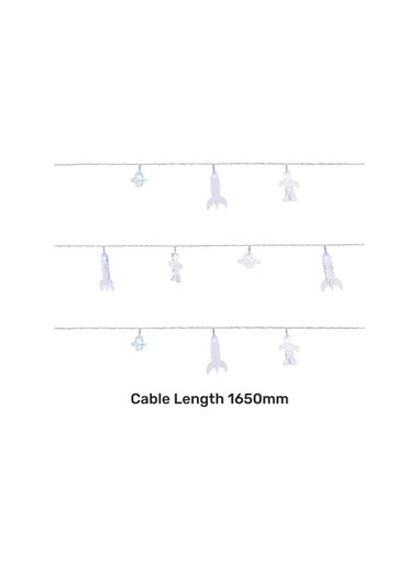Glow LED Space String Lights (10cm x 165 cm x 10cm)