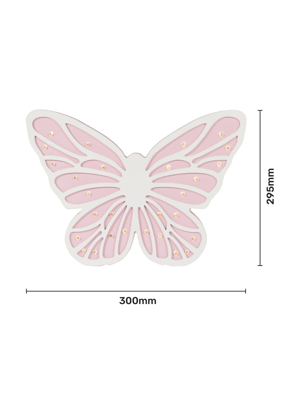Glow Butterfly Light (21cm x 29.5 x 3cm)