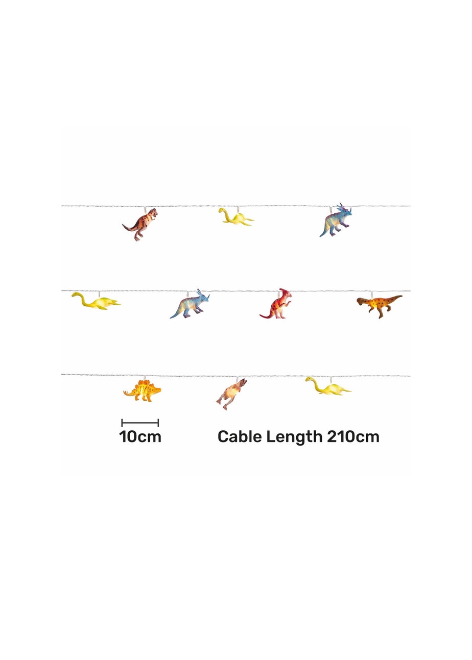 Glow Dinosaur LED String Lights (10cm x 210cm)