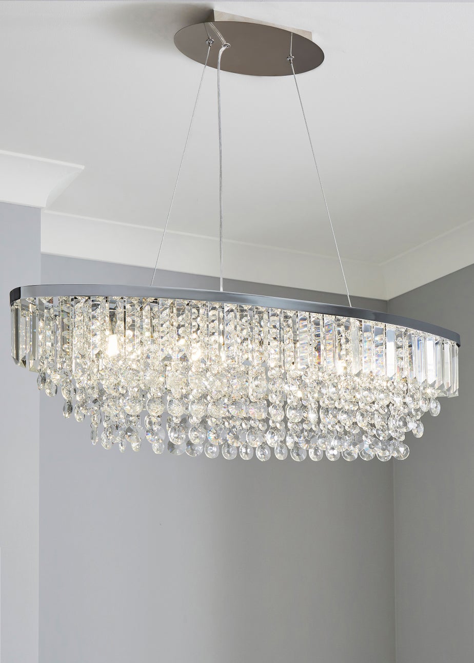 BHS Paladina 4 Light Oval Diner Bar Ceiling Light