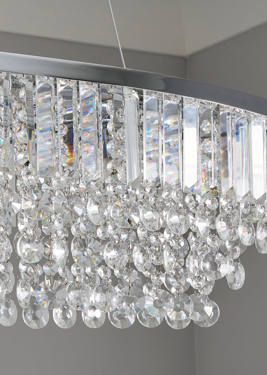 BHS Paladina 4 Light Oval Diner Bar Ceiling Light