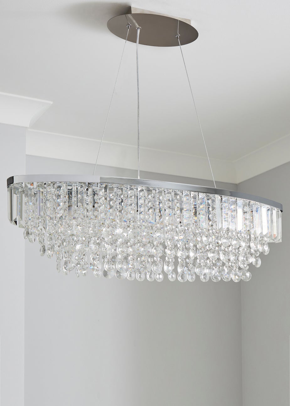 BHS Paladina 4 Light Oval Diner Bar Ceiling Light