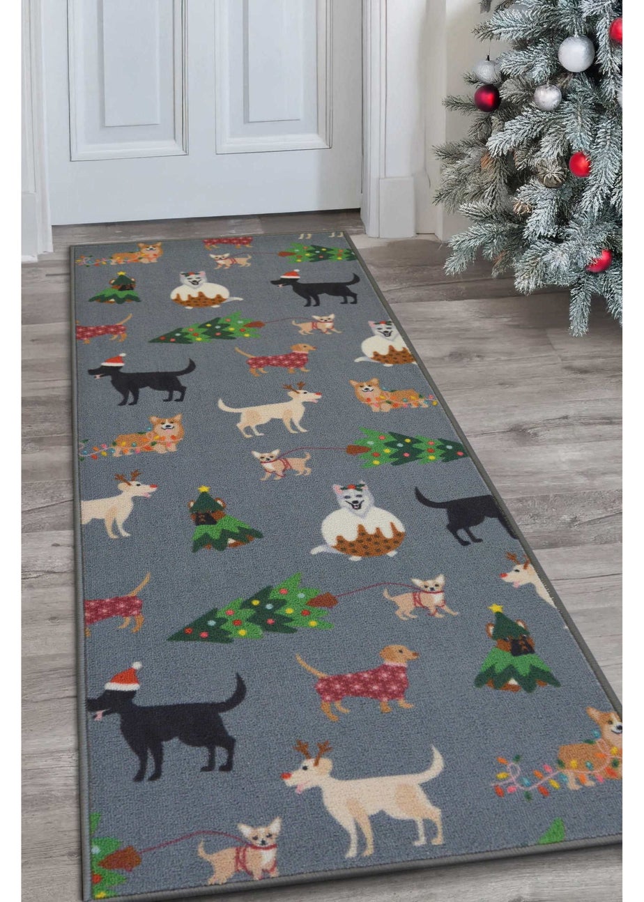Homemaker Festive Dogs Runner