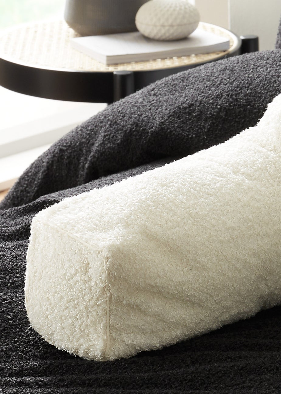 Catherine Lansfield Soft Boucle High Back Cuddle Cushion Back Rest (74x97cm)