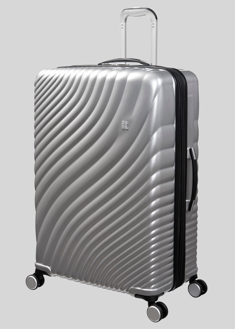 IT Luggage Silver Wave Suitcase