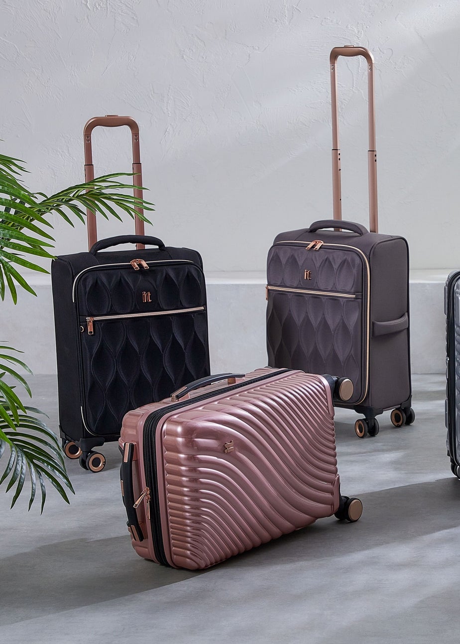 IT Luggage Enliven Grey Suitcase