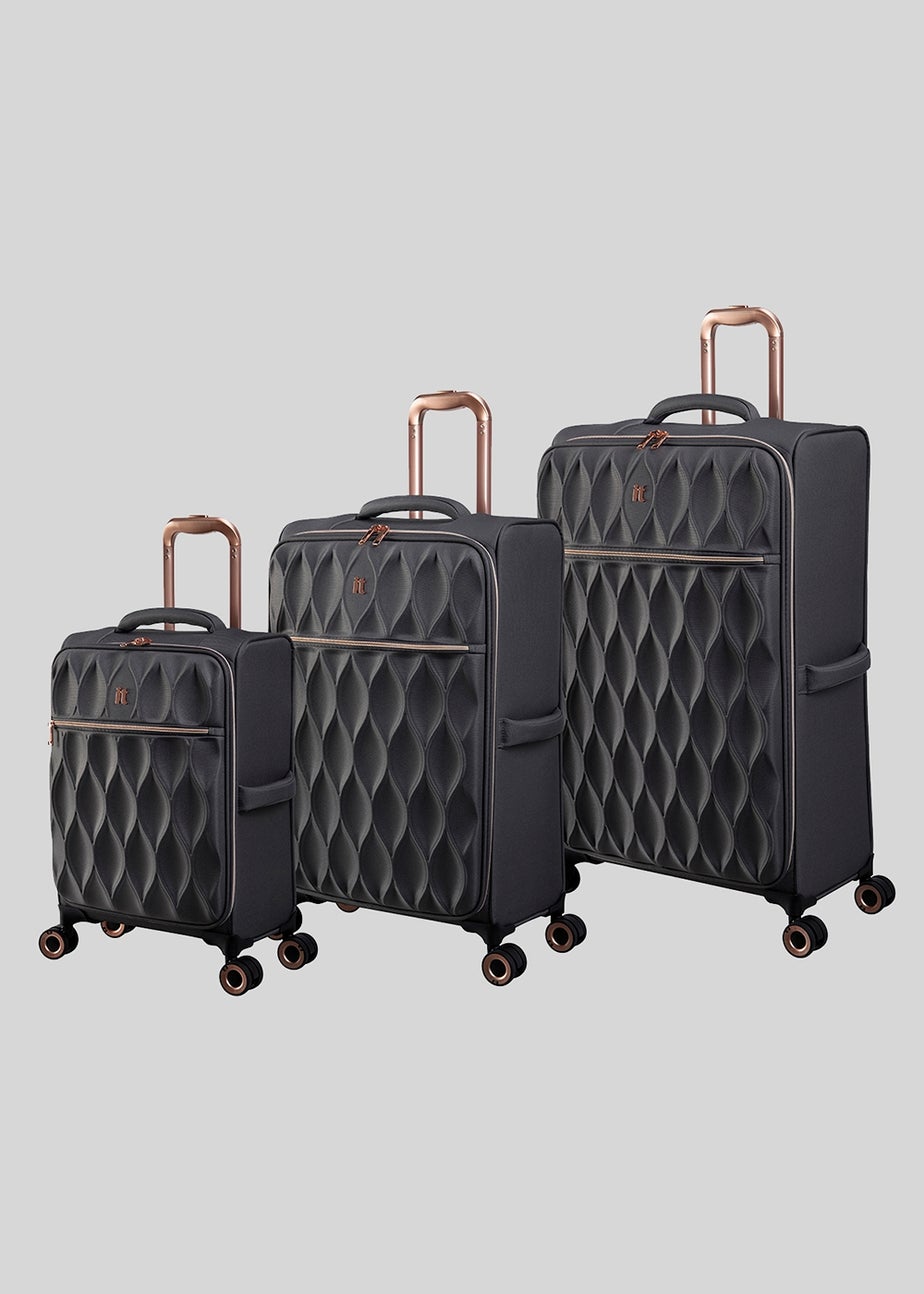 IT Luggage Enliven Grey Suitcase
