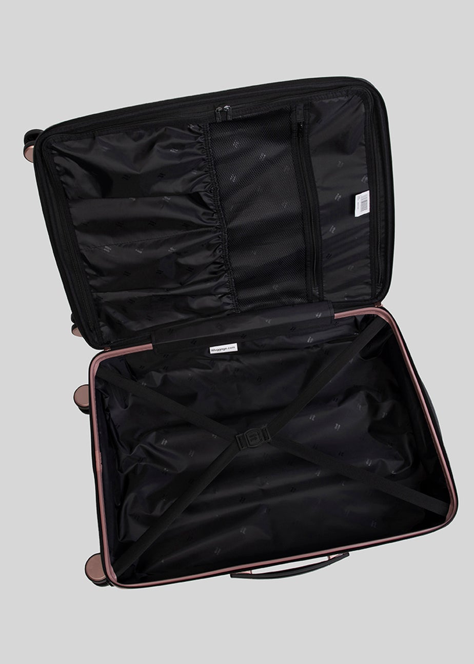 IT Luggage Rose Gold Wave Suitcase