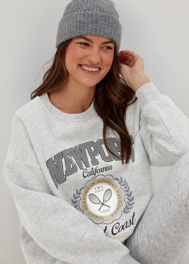 Grey Marl Newport Sweatshirt