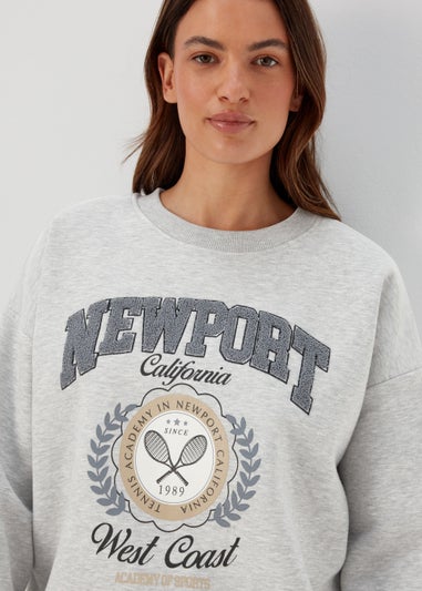 Grey Marl Newport Sweatshirt