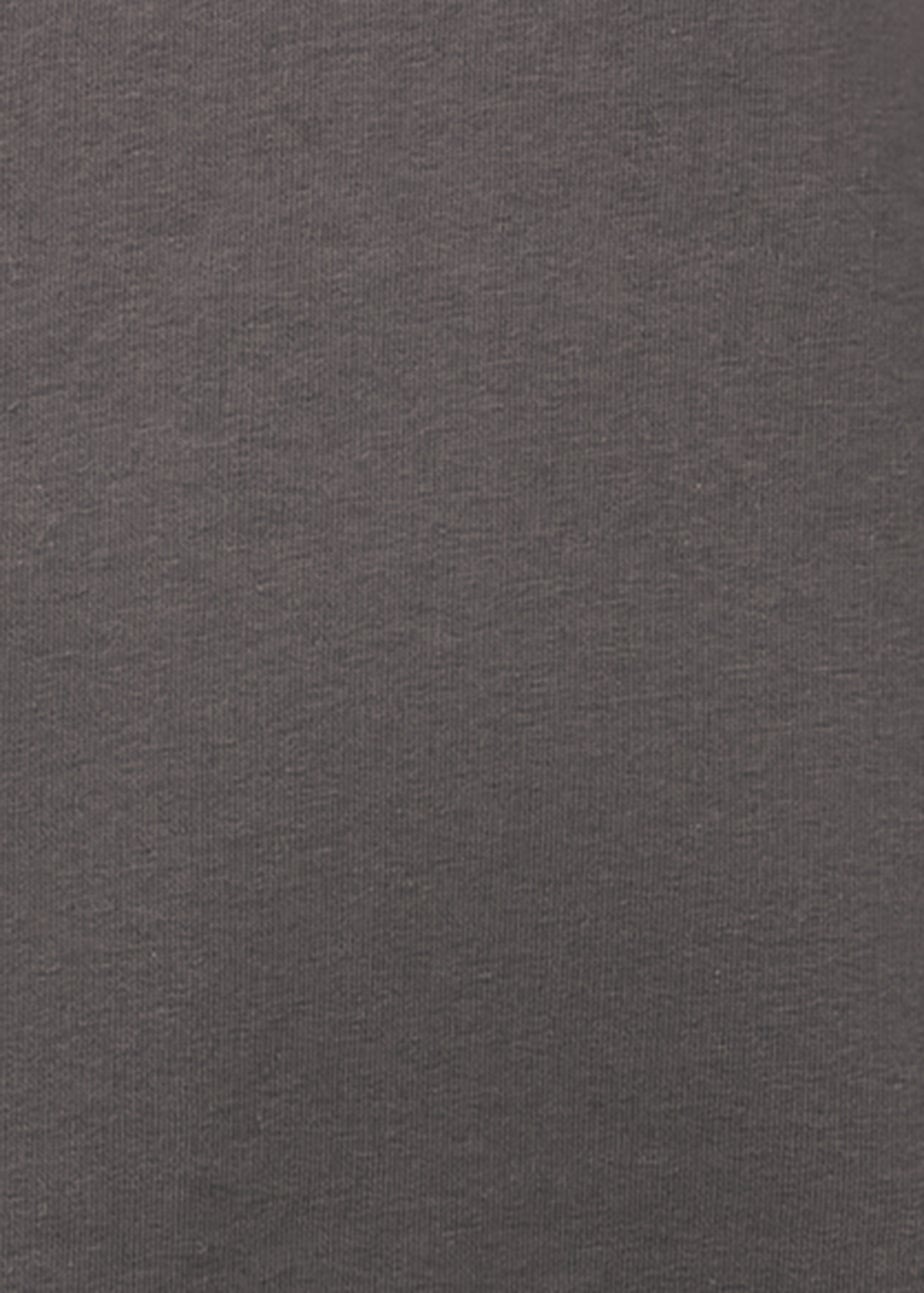 Charcoal Number Print Oversized Hoodie