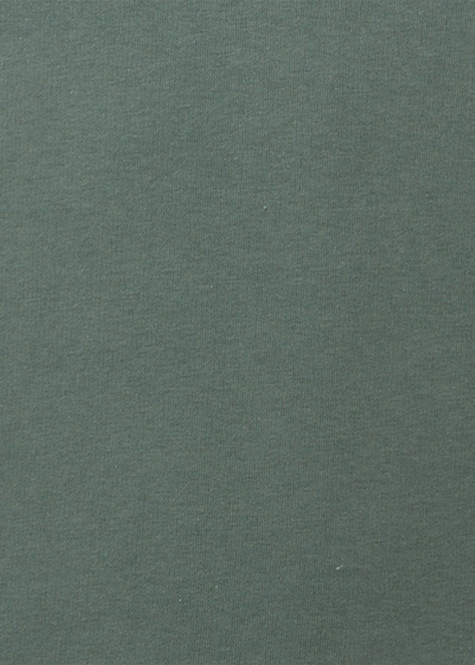 Khaki Number Embroidered Co Ord Sweatshirt