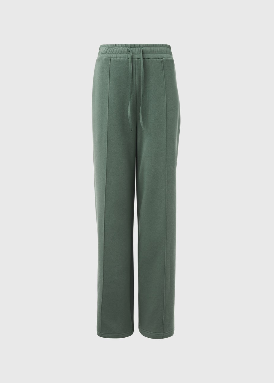 Khaki Wide Leg Co-Ord Joggers