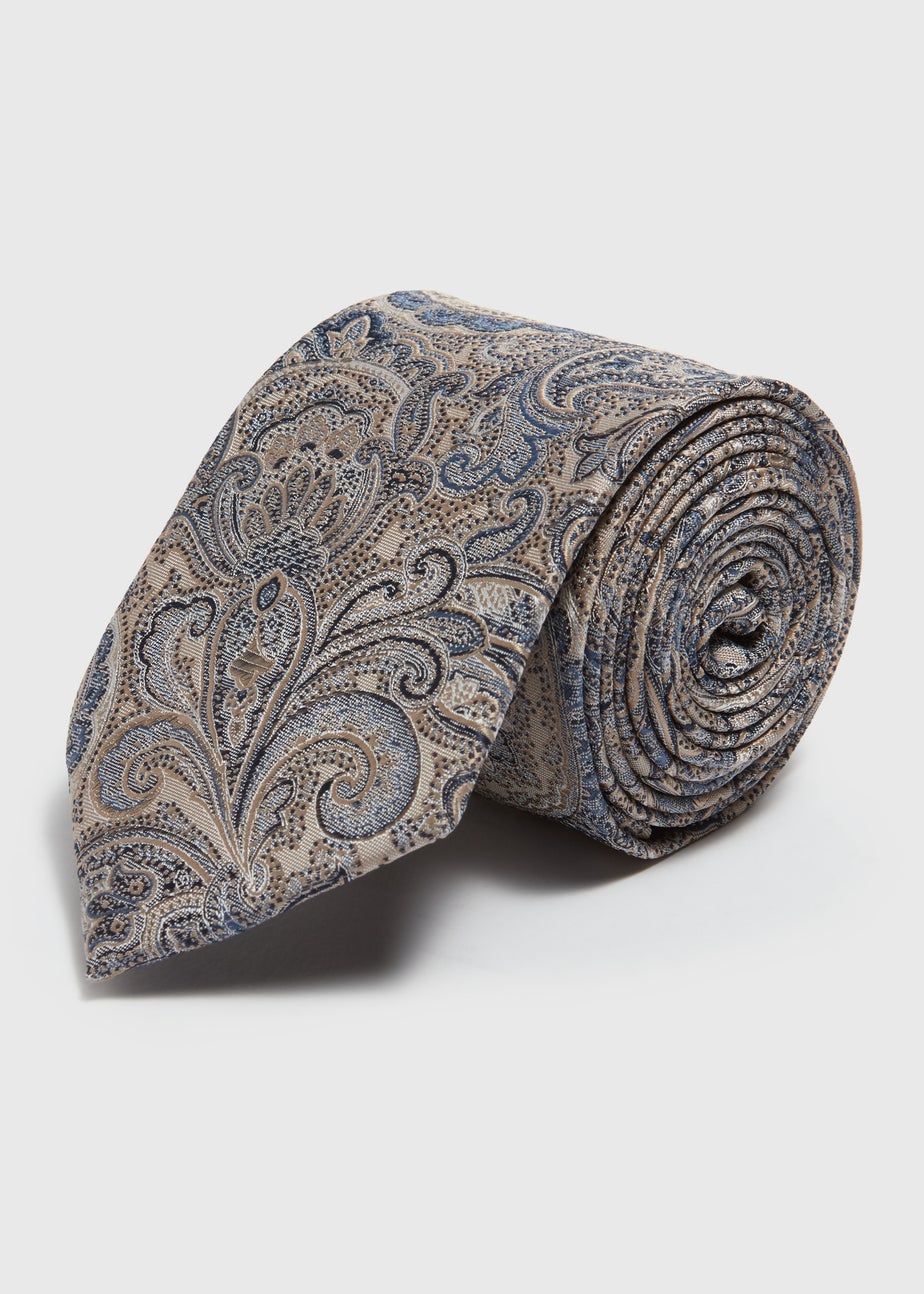 Stone Paisley Design Tie
