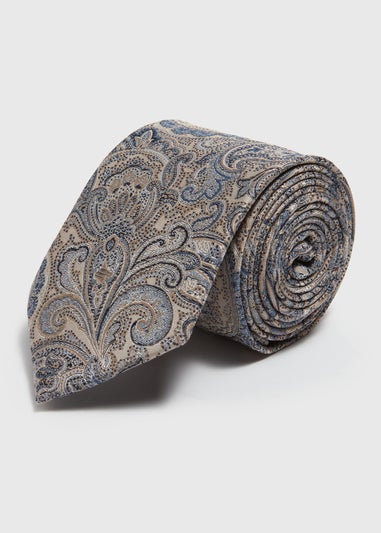 Stone Paisley Design Tie
