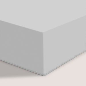 Grey Cotton Deep Fitted Bed Sheet (180 Thread Count)