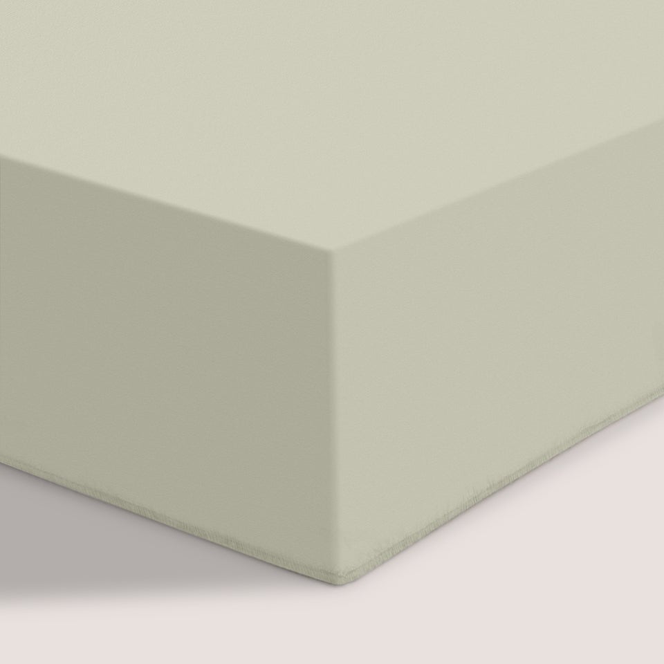 Green Cotton Deep Fitted Bed Sheet (180 Thread Count)