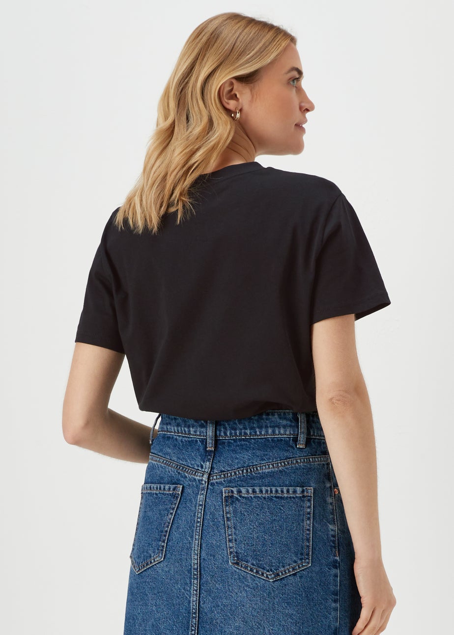 Black Christmas Holly T-Shirt