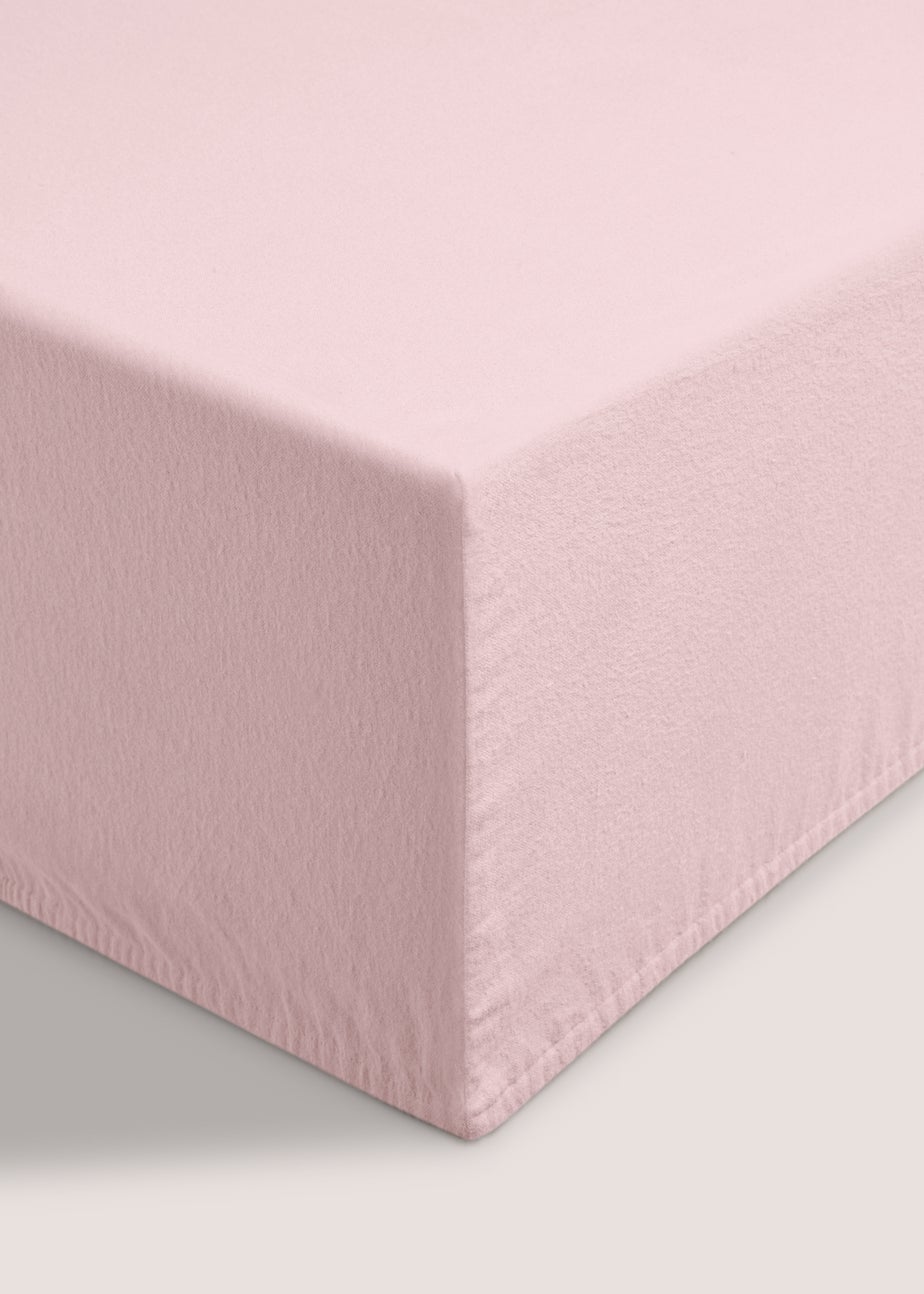 Pink Extra Deep Bed Sheet (180 Thread Count)