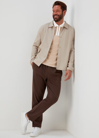 Stone Smart Half Zip Polo Shirt