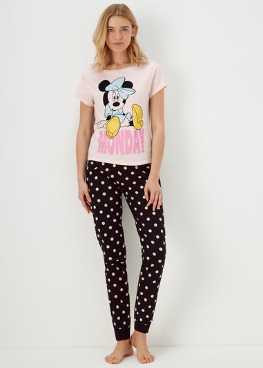 Pink Minnie Mouse Monday Pyjama Set
