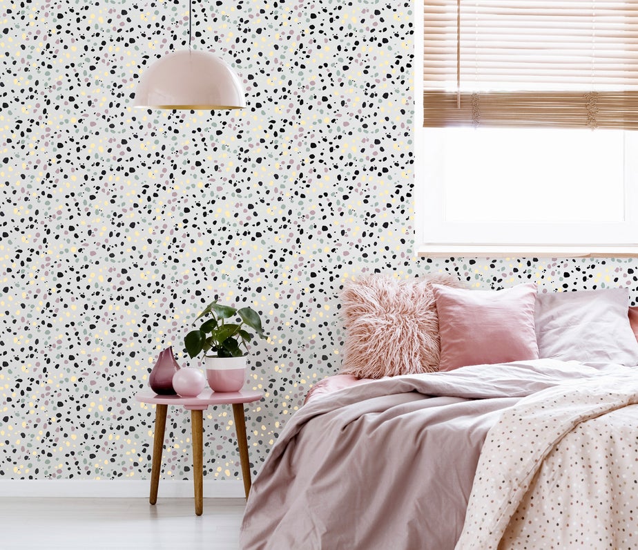 Arthouse Dalmatian Print Pastel Wallpaper (10.05m x 53cm)