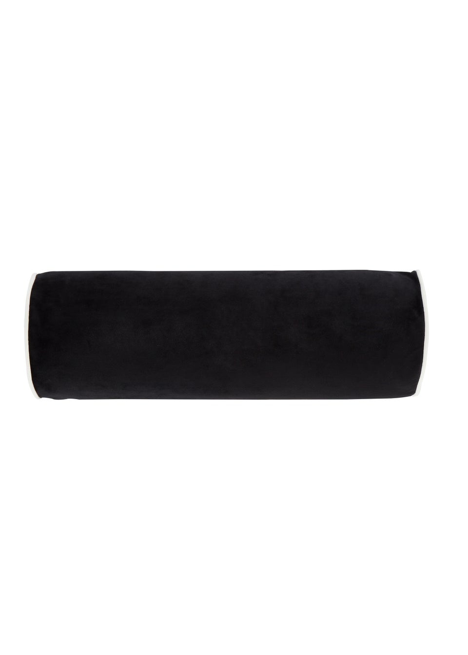 Style Sisters Velvet Bolster 50x16cm Cushion Black