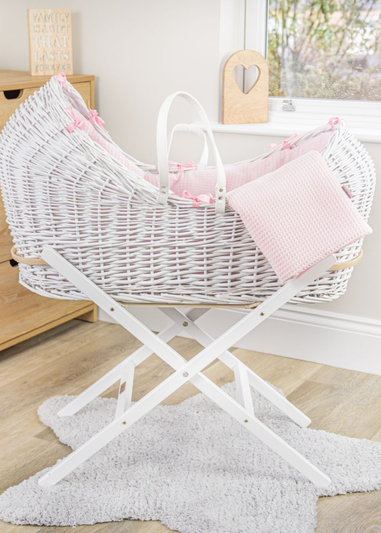 Clair de Lune Pink Waffle White Wicker Noah Pod ®
