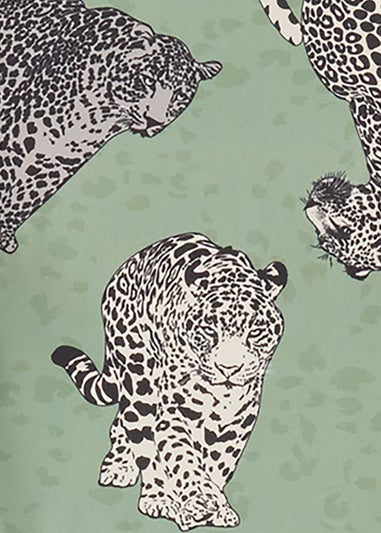 Khaki Leopard Print Pyjama Set