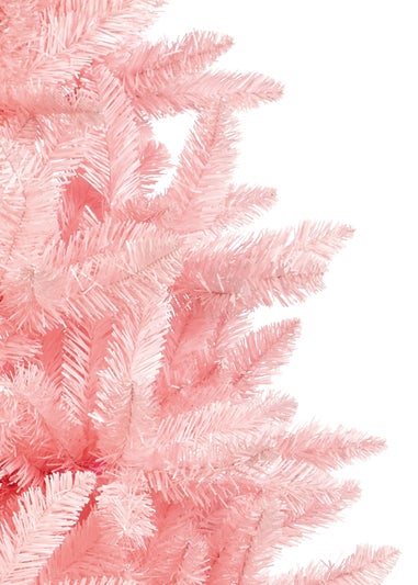 Premier Decorations Rosewood Pine Blush Pink Christmas Tree 7ft