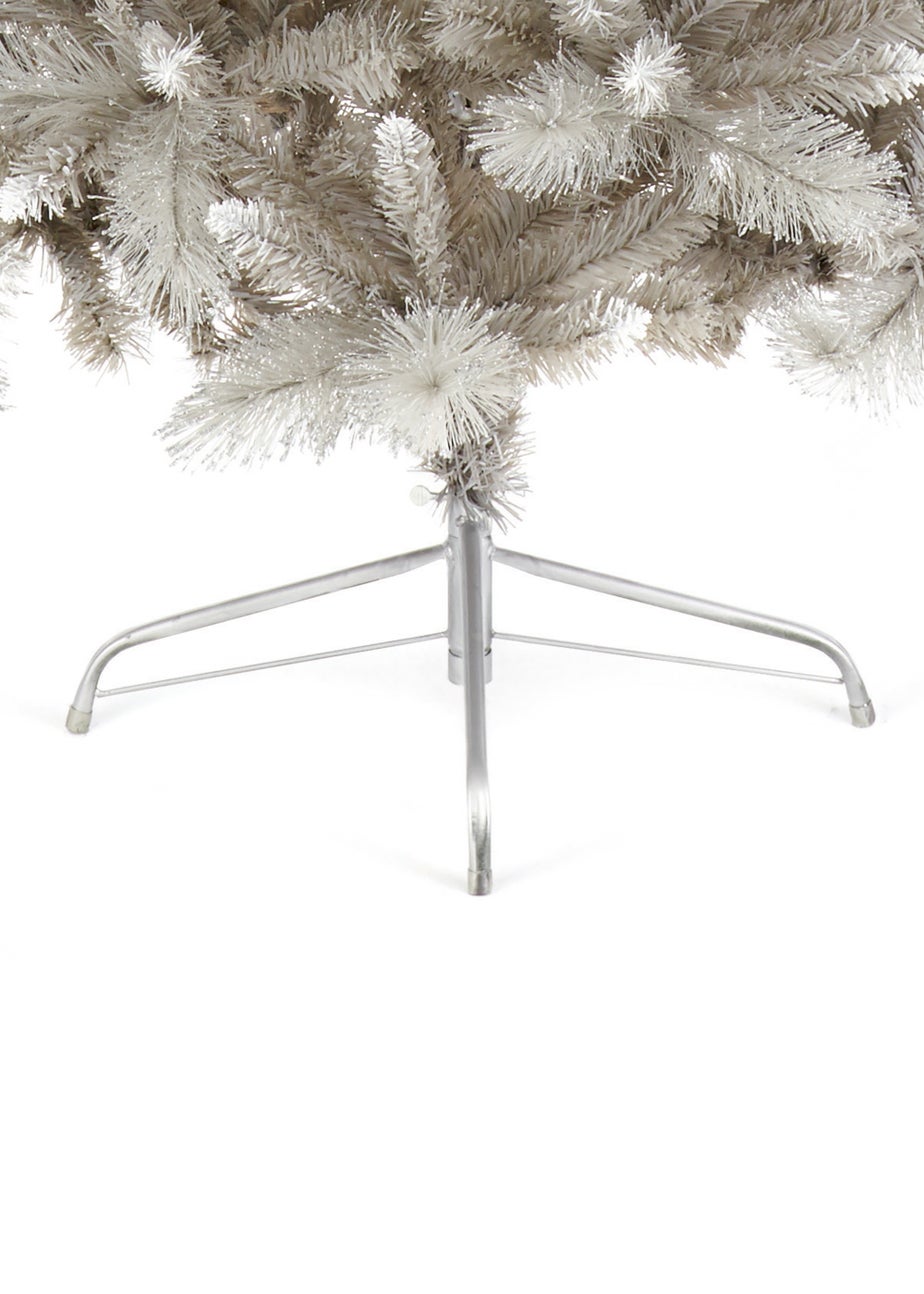 Premier Decorations Grey Silver Tipped Fir Christmas Tree 6ft
