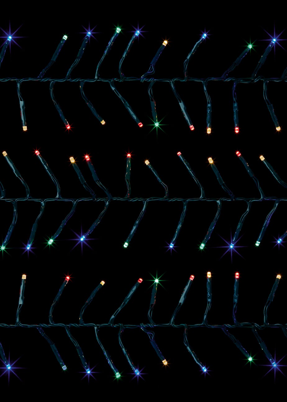Premier Decorations 480 Multi-coloured LED Cluster Brights