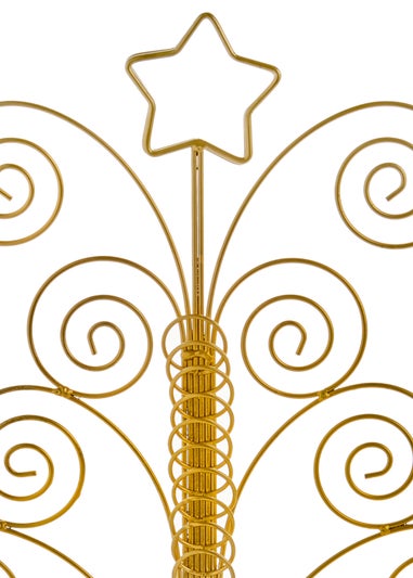 Premier Decorations Gold Santa Christmas Card Holder 45cm