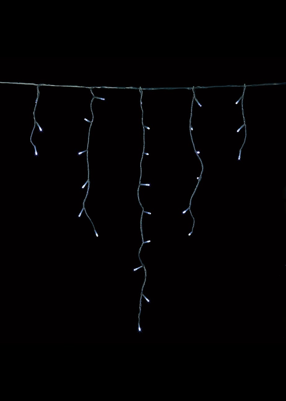 Premier Decorations 360 White LED Snowing IcicleBrights